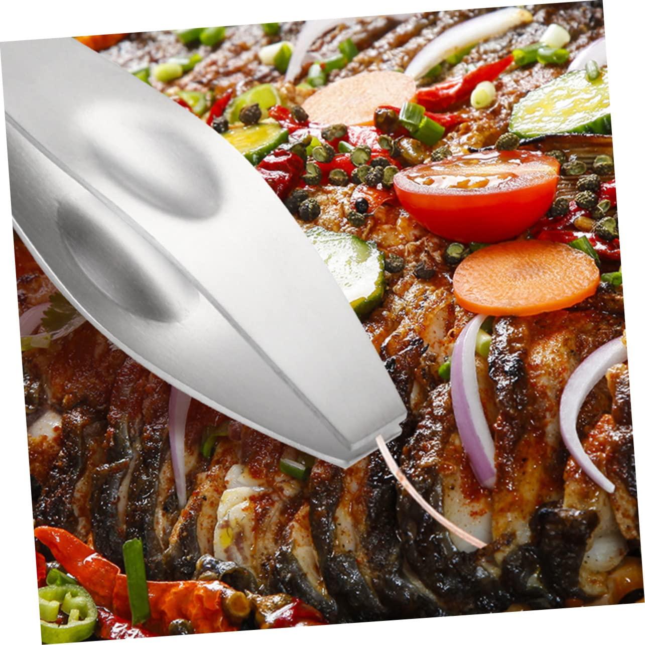 FOMIYES 3pcs Hair Removal Clip Pincer Puller Fish Bone Clip Pigs Hair Removers Poultry Tweezer Fish Bone Clamp Bone Pluck Tweezer Hair Removing Tweezer Food Hair Tweezer Kitchen Gadget