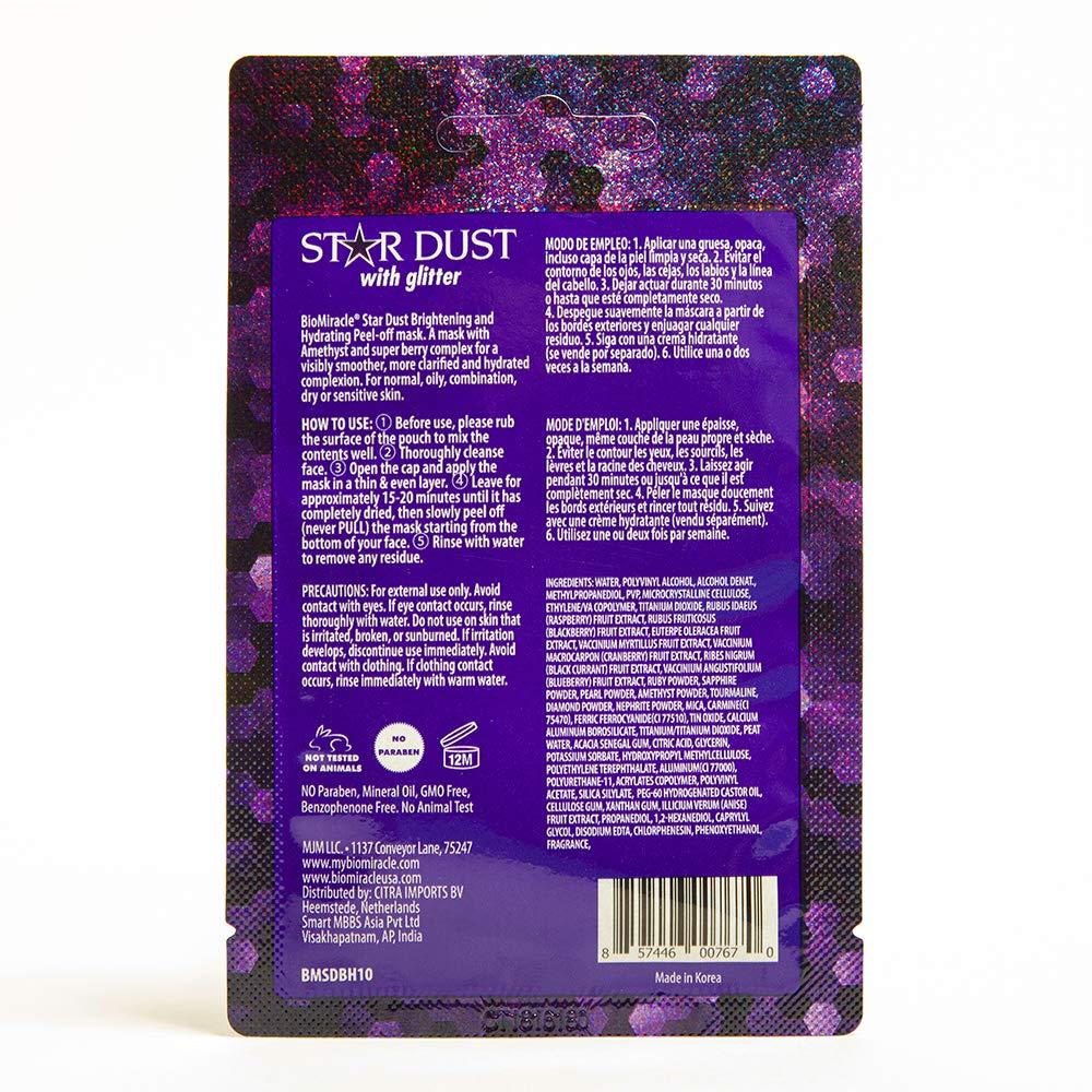 BioMiracle Star Dust with Glitter Brightening& Hydrating Peel-Off Mask