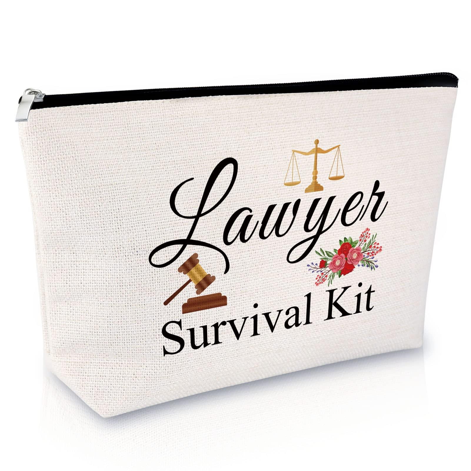 Sfodiary Lawyers Appreciation Gift Makeup Bag Thank You Gift for Women Attorney Future Lawyer Gift Lawyer Student Graduation Gift Law School Gift Birthday Retirement Christmas Gift Travel Cosmetic Pouch