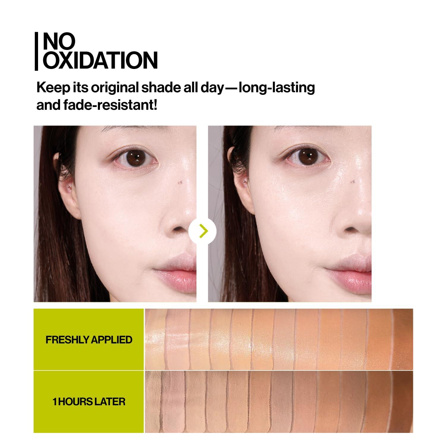 UNLEASHIA UNLEASHIA SATIN WEAR HEALTHY-GREEN CUSHION (RE-FEEL 23N Nude Beach)