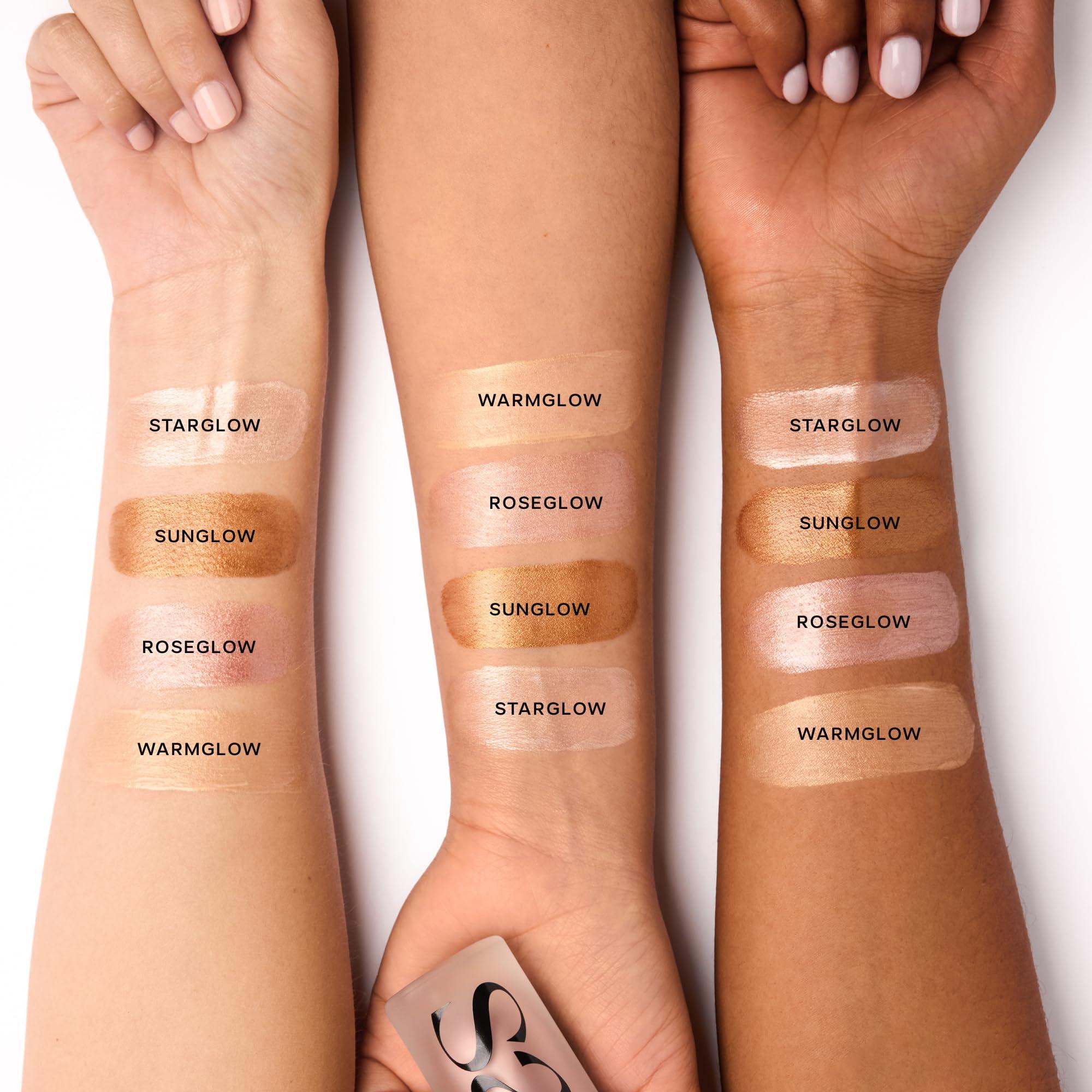 Saie Saie Glowy Super Gel Lightweight Illuminator - Luminizer and Makeup Primer for Glowing Skin - Enriched with Vitamin C + Hydrating Squalane Oil - Starglow (1 oz)
