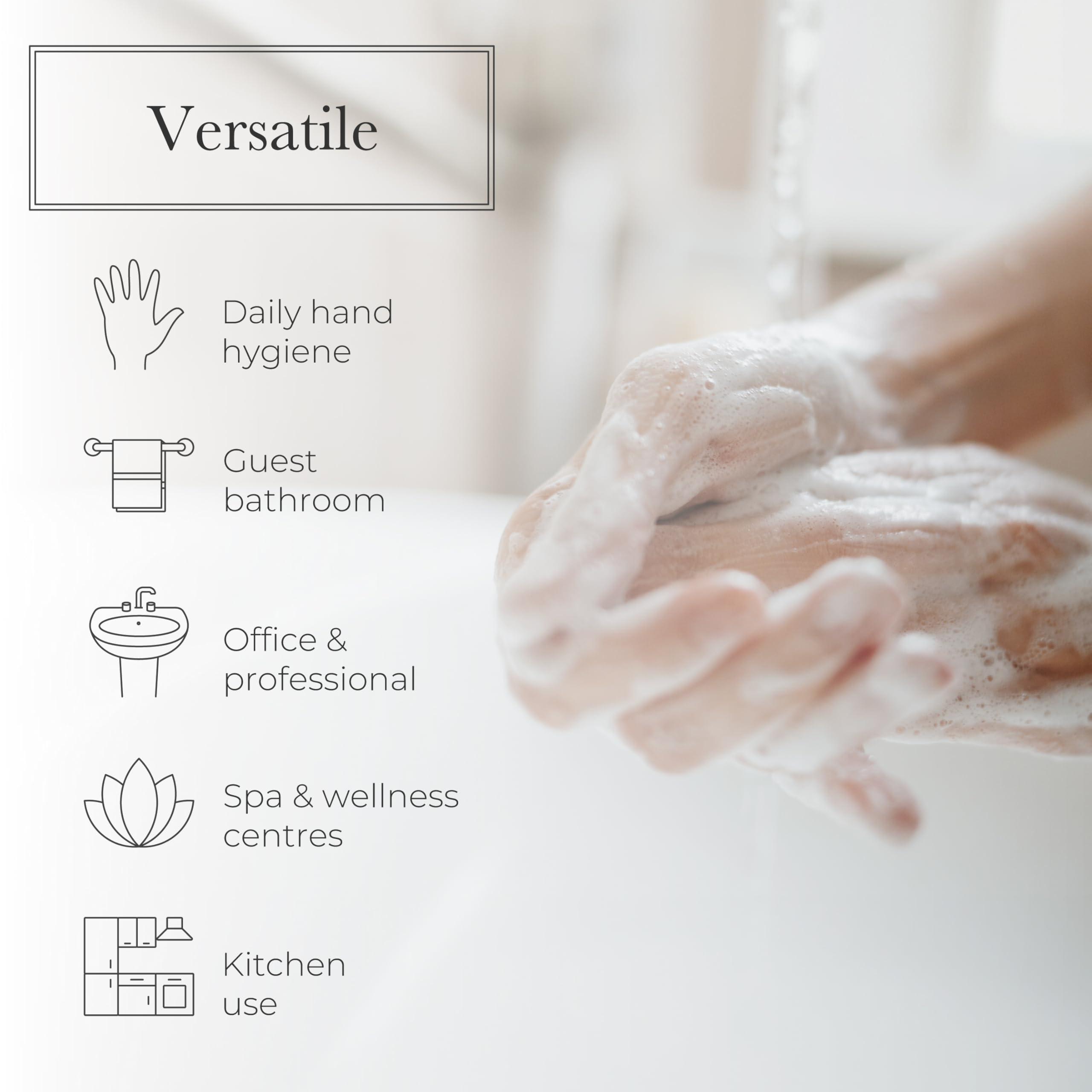 Pecksniff\'s Pecksniff\'s Moisturizing Hand Wash - Vitamin B Enriched, Natural & Gentle Cleanser, Luxurious Hand Wash 500ml/16.9 fl oz (Rose & Peony)