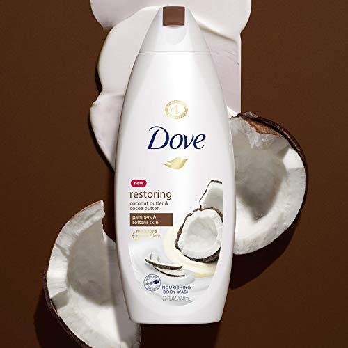 Dove Dove Restoring Body Wash for Dry Skin Coconut Butter and Cocoa Butter Effectively Washes Away Bacteria While Nourishing Your Skin 24 oz
