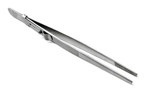 JTS JTS XXL Large Tips Diamond Tweezers Gem Stones Tweezer Slide Locking Stainless Matt