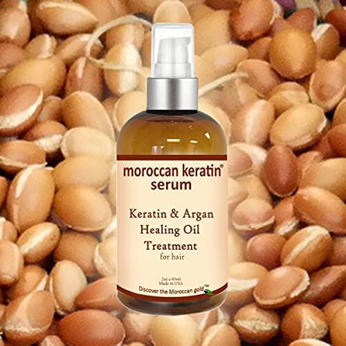 MOROCCAN KERATIN MOROCCAN KERATIN Argan Healing Oil Treatment Adds Shine & Conditions Hair Repairs Rejuvenates Nourishes