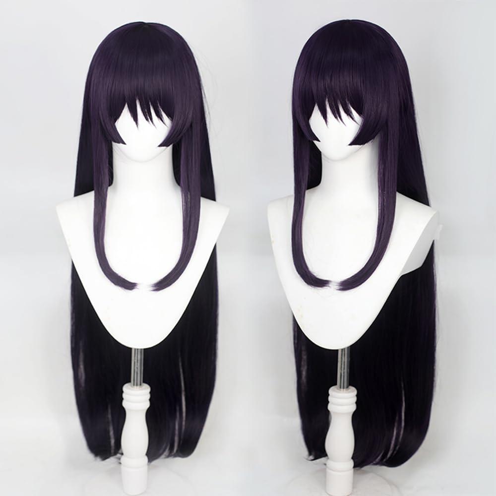 osseoca osseoca Aza Toma Cosply Wig Dark Purple 100cm 39inch (Aza Toma-DPL)