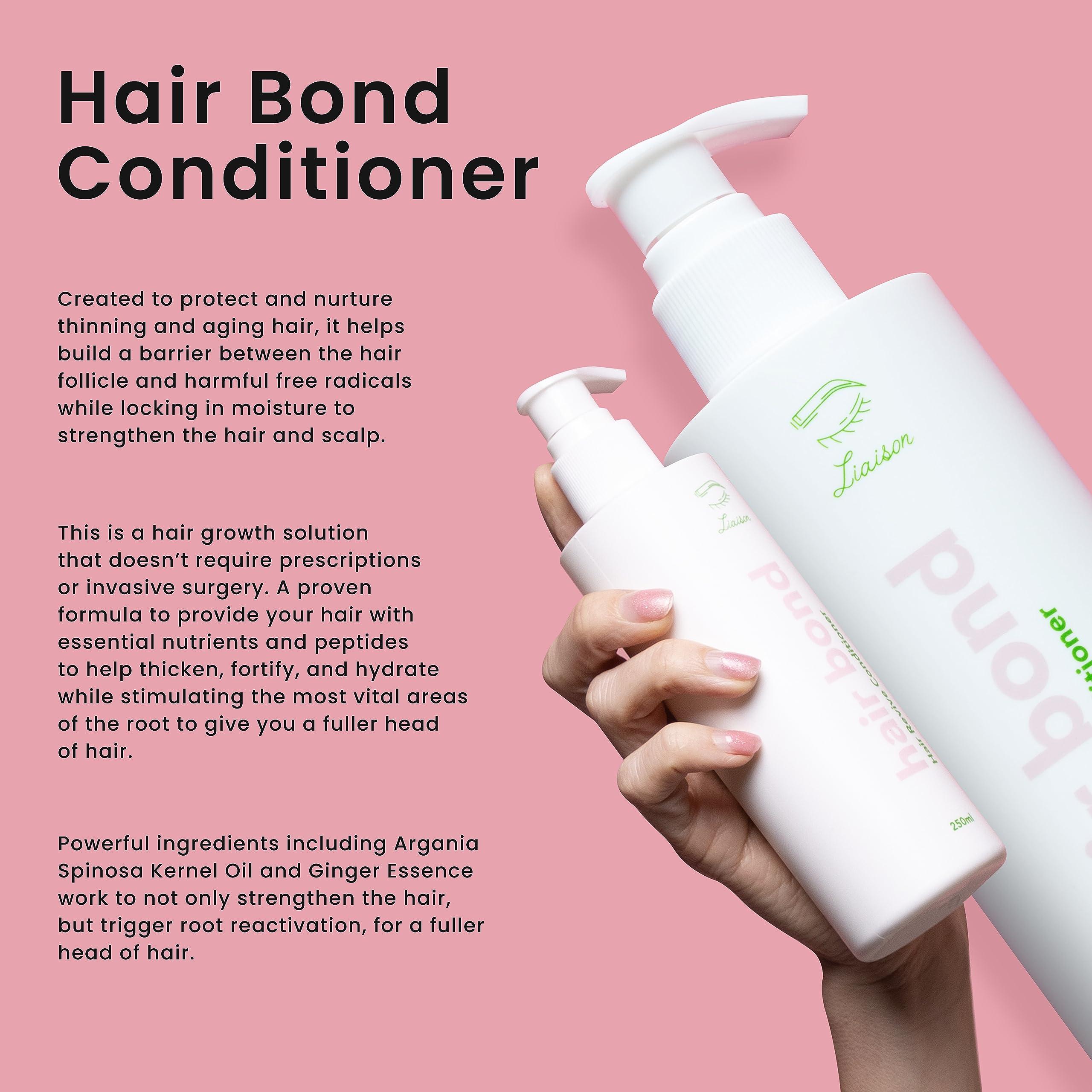 Liaison Hair Bond Conditioner for Women - Thickening & Volumizing Formula - Protects & Strengthens Hair Promotes Healthy Growth & Adds Volume (2 Pack)