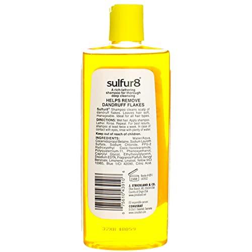Sulphur 8 Sulfur 8 Deep Cleaning Shampoo for Dandruff, 7.5 Ounce (Pack of 2)