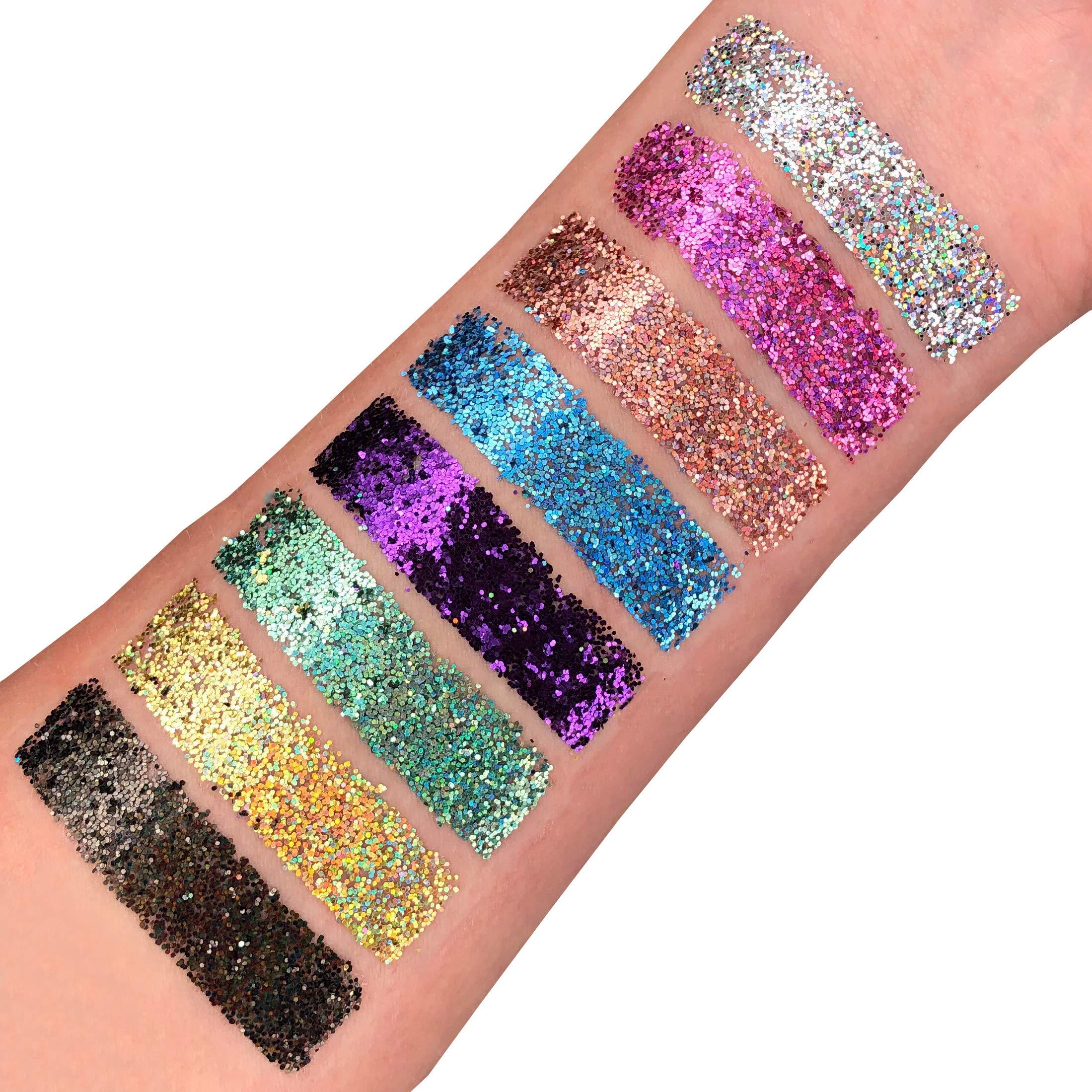 Moon Glitter Holographic Face & Body Glitter Gel by Moon Glitter - 12ml - Blue - Glitter Face Paint