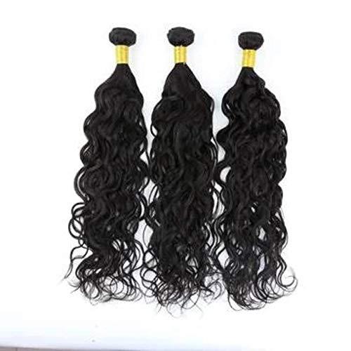 NA Brazilian Hair Bundles (3pcs) + Lace Frontal (1pc) Natural wave