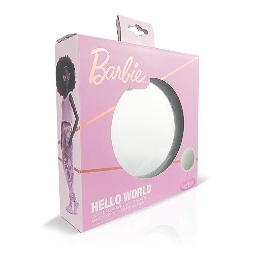 Barbie Barbie Standing Light-Up Mirror - Dressing Table Mirror - Vanity Mirror - Mirror with Lights - Dimmable Light