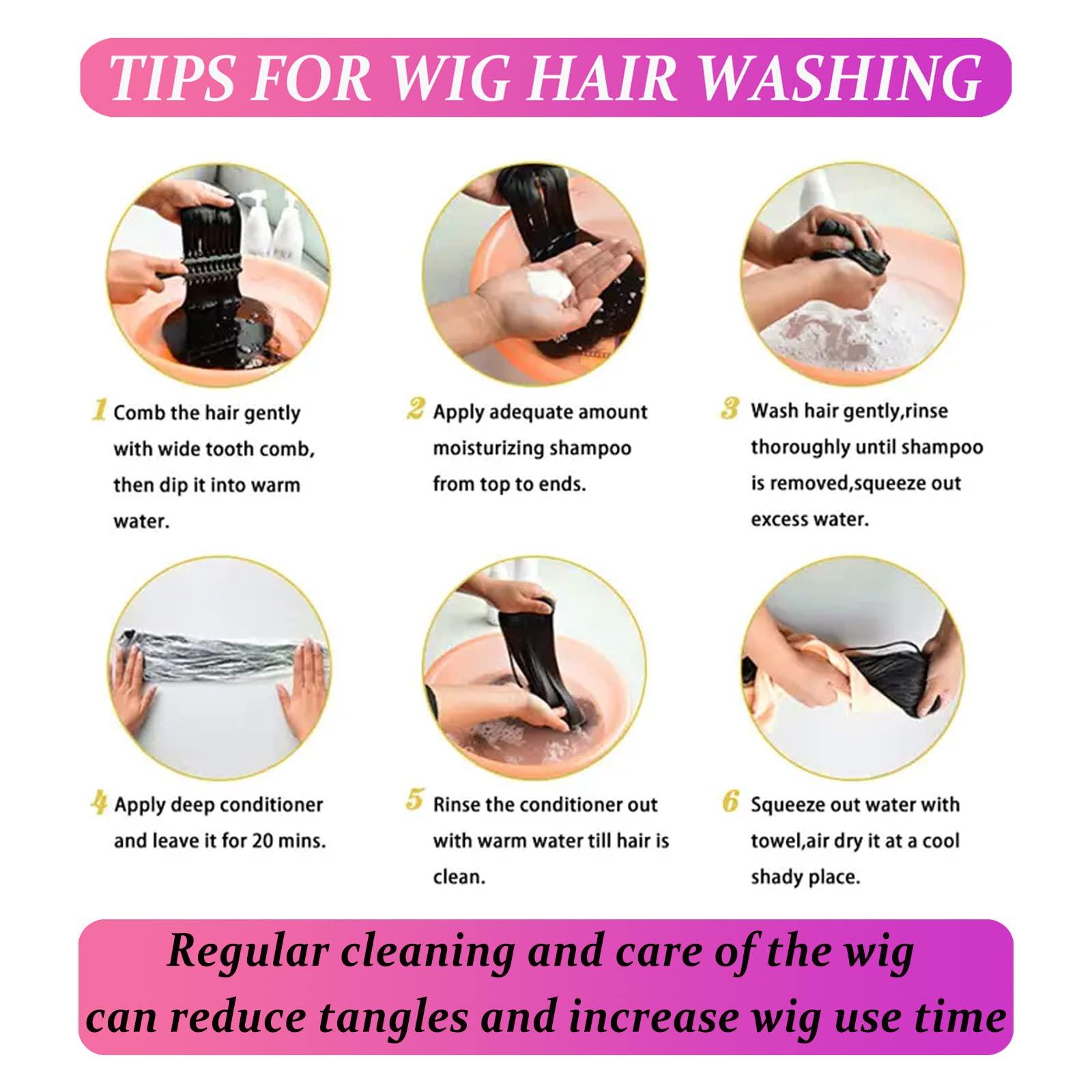 Oseti Oseti Body Wave Synthetic Half Wigs for Black Women V Shape Wigs No Leave Out, Synthetic No Leave V Part Wigs with Clips in Half Wig Scalp Protective Thin Part Wig 24inch (4#)