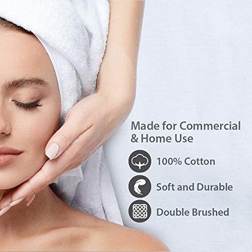 ForPro Professional Collection ForPro Premium Flannel 3-Piece Massage Sheet Set, White