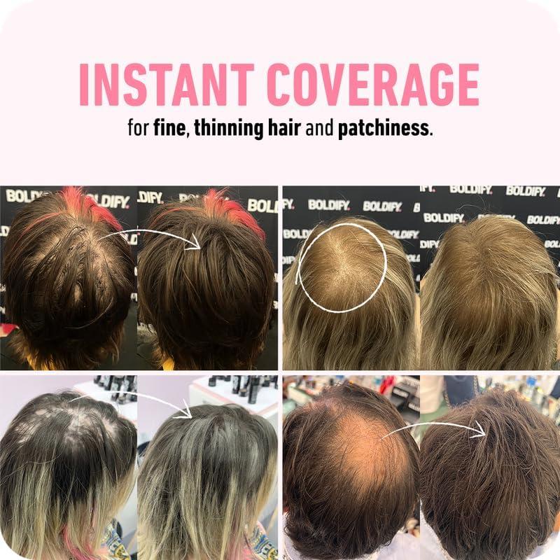Boldify BOLDIFY Hair Fibers (28g) - Fill In Thinning and Fine Hair for an Instantly Fuller, Thicker Look - 14 Shades for Women & Men - Auburn
