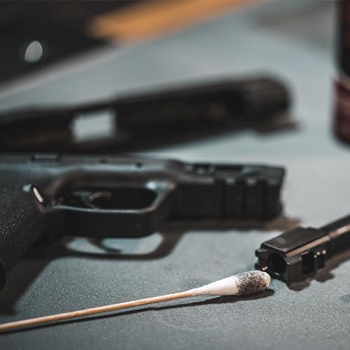 Tipton Tipton 400ct Tipton Power General Cleaning Tip Swabs with Reliable Cotton Construction and 3.5\" Bamboo Handle for Gun Cleaning and Maintenance