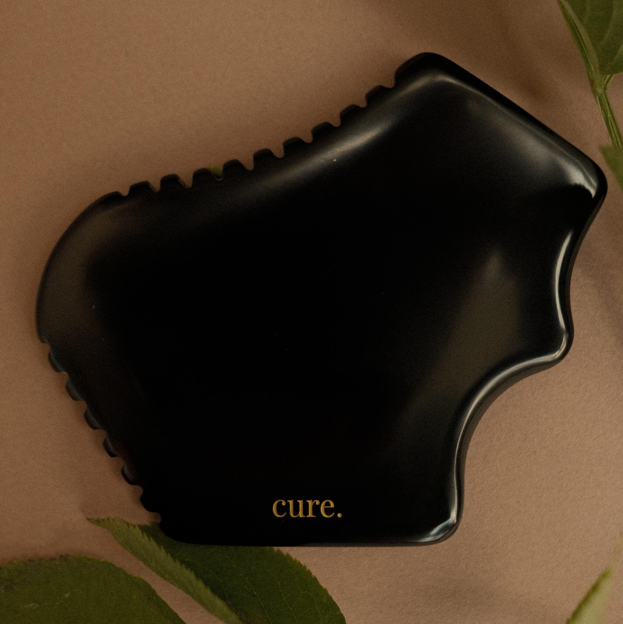 cure. CURE. Premium Natural Bian Stone Gua Sha for Body & Bian Heart Gua Sha for Face