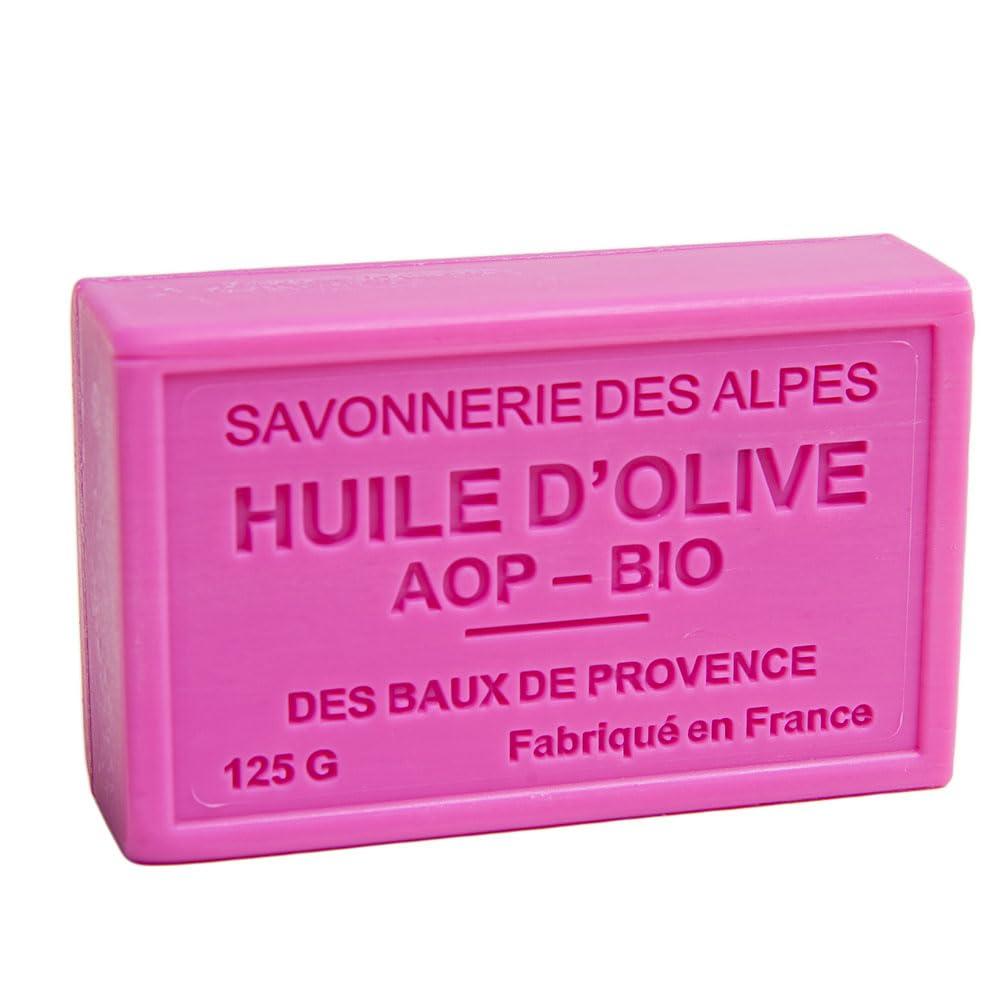 Label Provence Nature Label Provence Nature Savon de Marseille - French Soap Made With Pure Organic Olive Oil and Shea Butter - Blackcurrant Fragrance - 125 Gram Bars - Set of 3