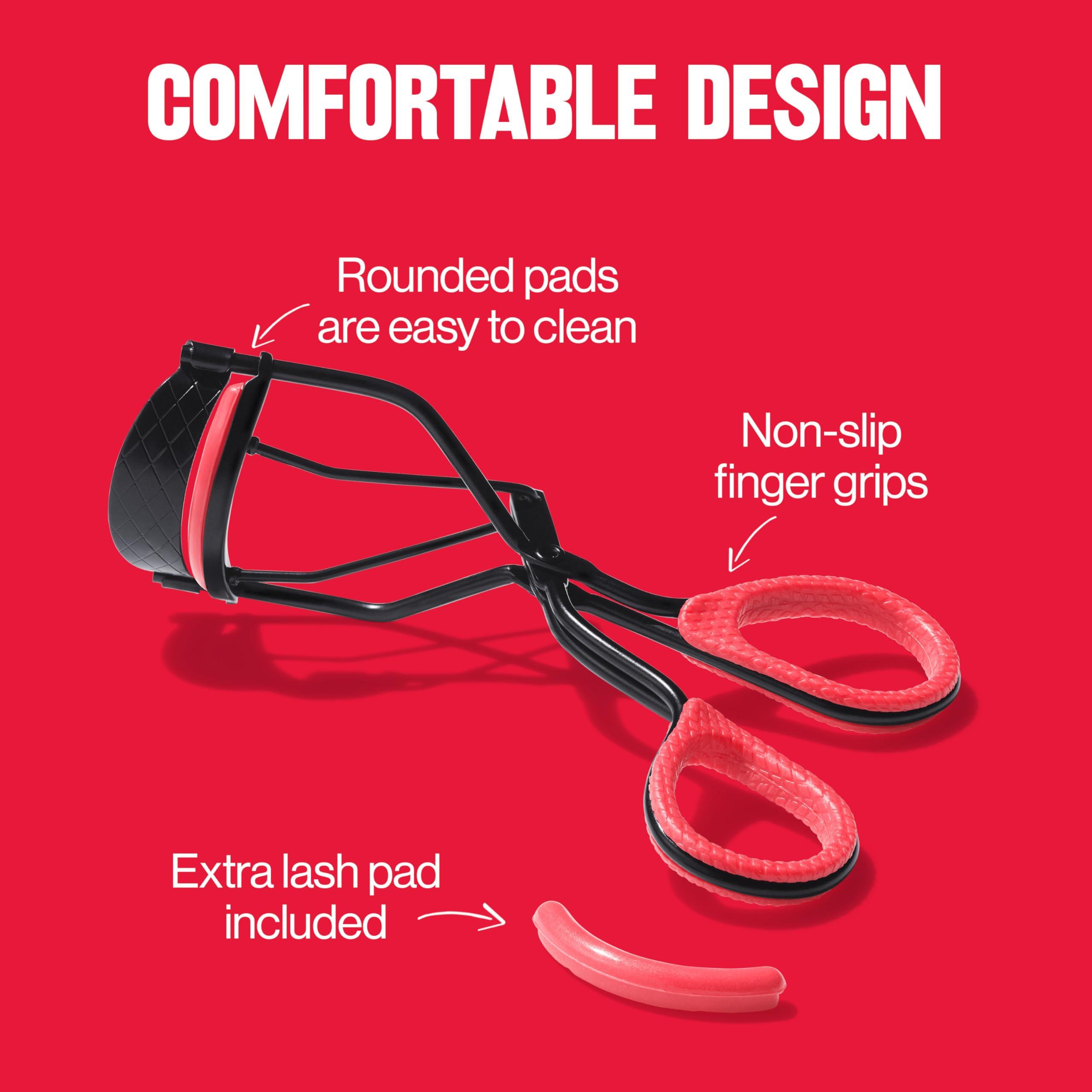 REVLON Revlon Extra Curl Lash Curler, Gives an All Day Dramatic Curl, with Finger Grips for a Non Slip Grip, Easy to Use, 1 Count (Pack of 2)