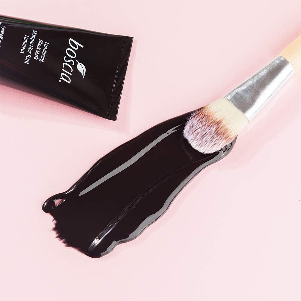 BOSCIA boscia Luminizing Charcoal Mask - Vegan, Cruelty-Free, Natural Skin Care - Peel-Off Face Mask with Activated Black Charcoal - Blackhead Remover & Pore Cleaner - For All Skin Types - 2.8 oz