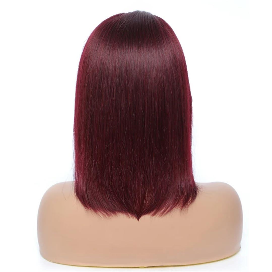 Hcclijo Hcclijo Straight Headband Wig Short Bob Human Wig Straight Headband Women\'s Brazilian Remy Wig Fully Machined Wig