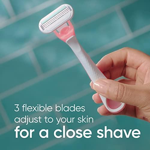 Gillette Venus Gillette Venus Sensitive Women\'s Disposable Razors - Single Package of 3 Razors