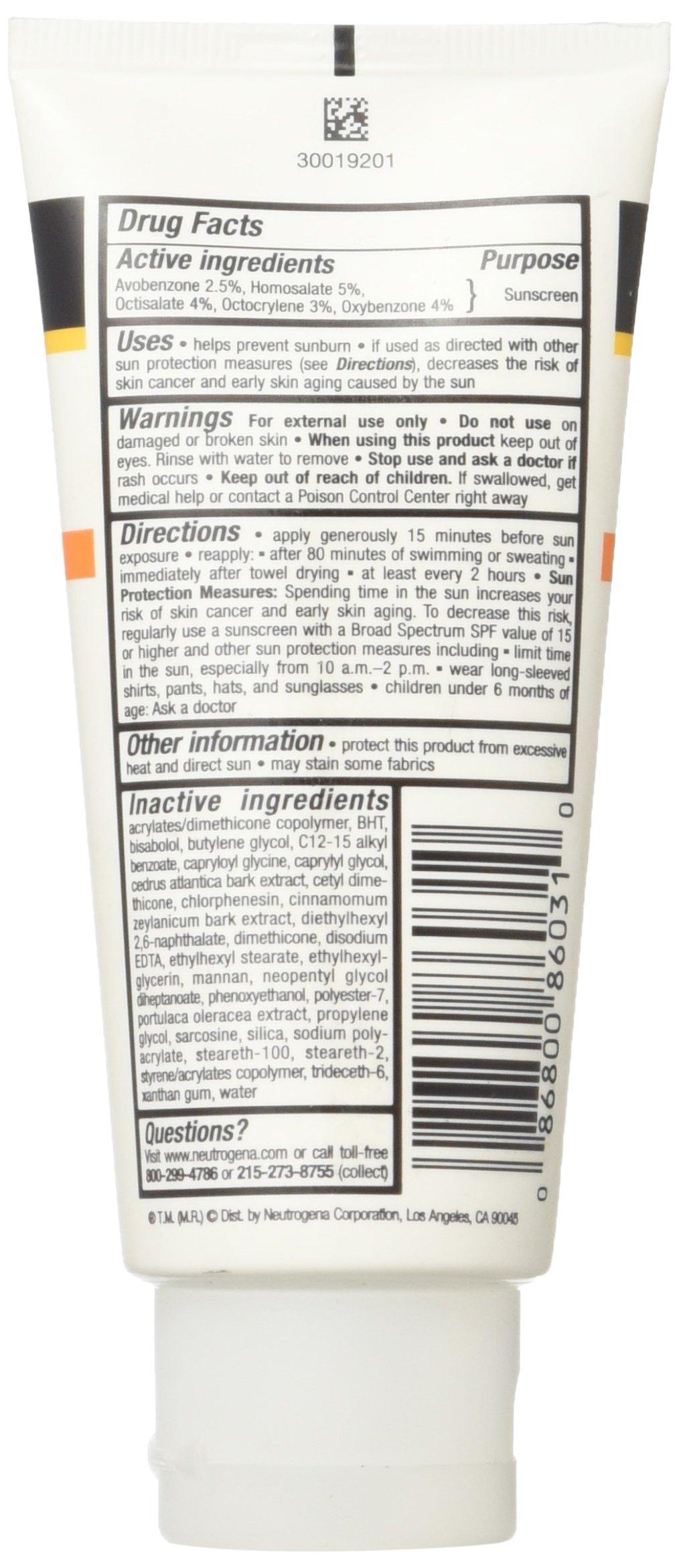 Neutrogena Neutrogena Clear Face Sunscreen SPF 30, 3-Ounce (Pack of 2)