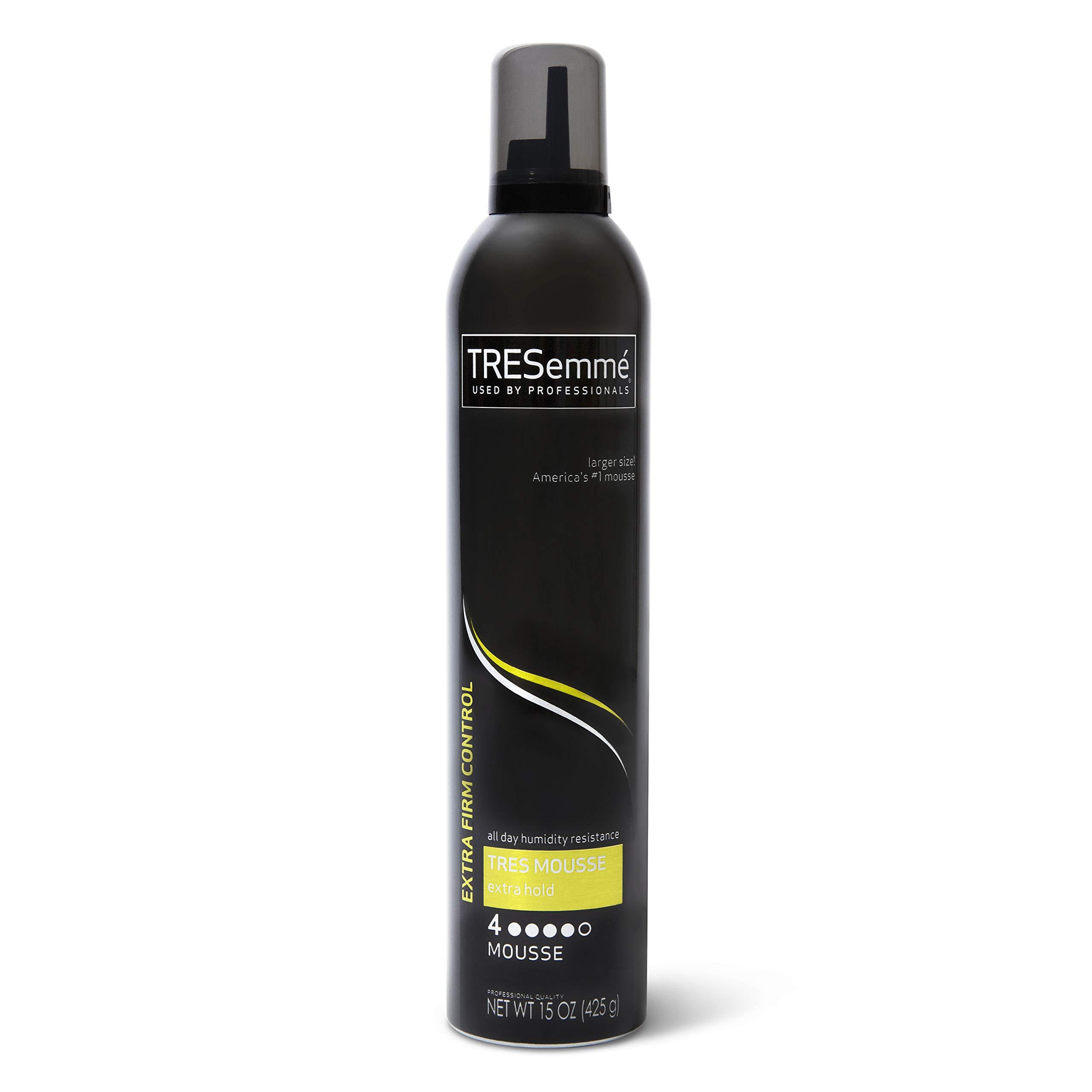 TRESemm TRESemm TRES Two Extra Hold Styling Mousse for All Day Humidity Resistance, Extra Firm Control - 15 oz