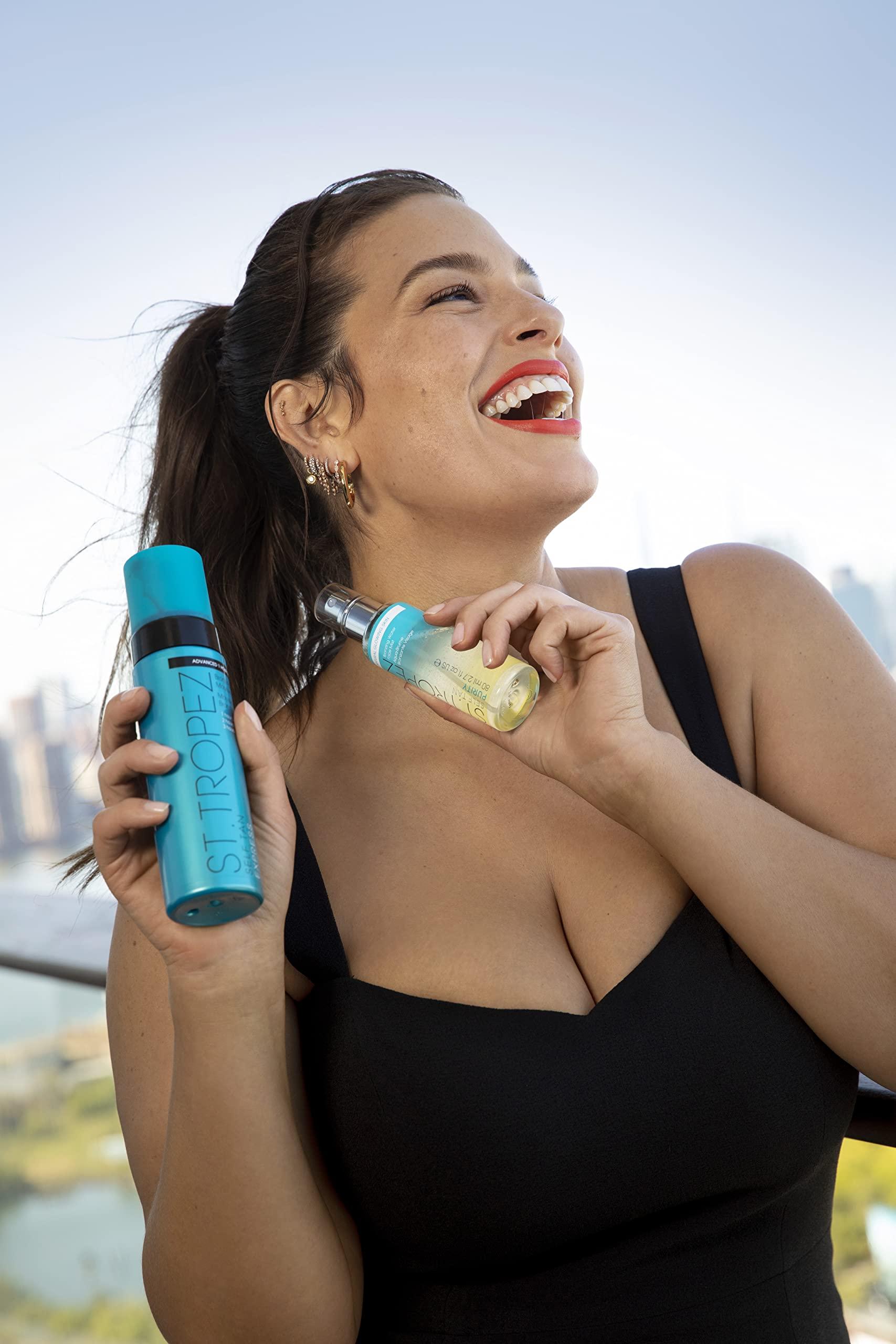 St.Tropez St.Tropez Self Tan Express Mousse, Fast Acting Fake Tan, Develops in 1-3 Hours, Streak-Free Finish, Vegan, Natural & Cruelty Free, 3.4 Fl Oz