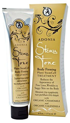 Adonia Organics Adonia StemuTone - Firm, Lift & Tighten Body – Reduce stretch marks, scars, dryness & sagging skin – Reduce the appearance of age spots – Leaves skin feeling SUPER SOFT