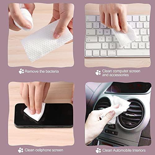 Cayxenful Cayxenful Disposable Face Towel Face Cloths for Washing Soft Cotton Dry Wipes Facial Cloths Towelettes for Washing and Drying, 100 Count Facial Tissue for Cleansing, Skincare and Makeup Remover