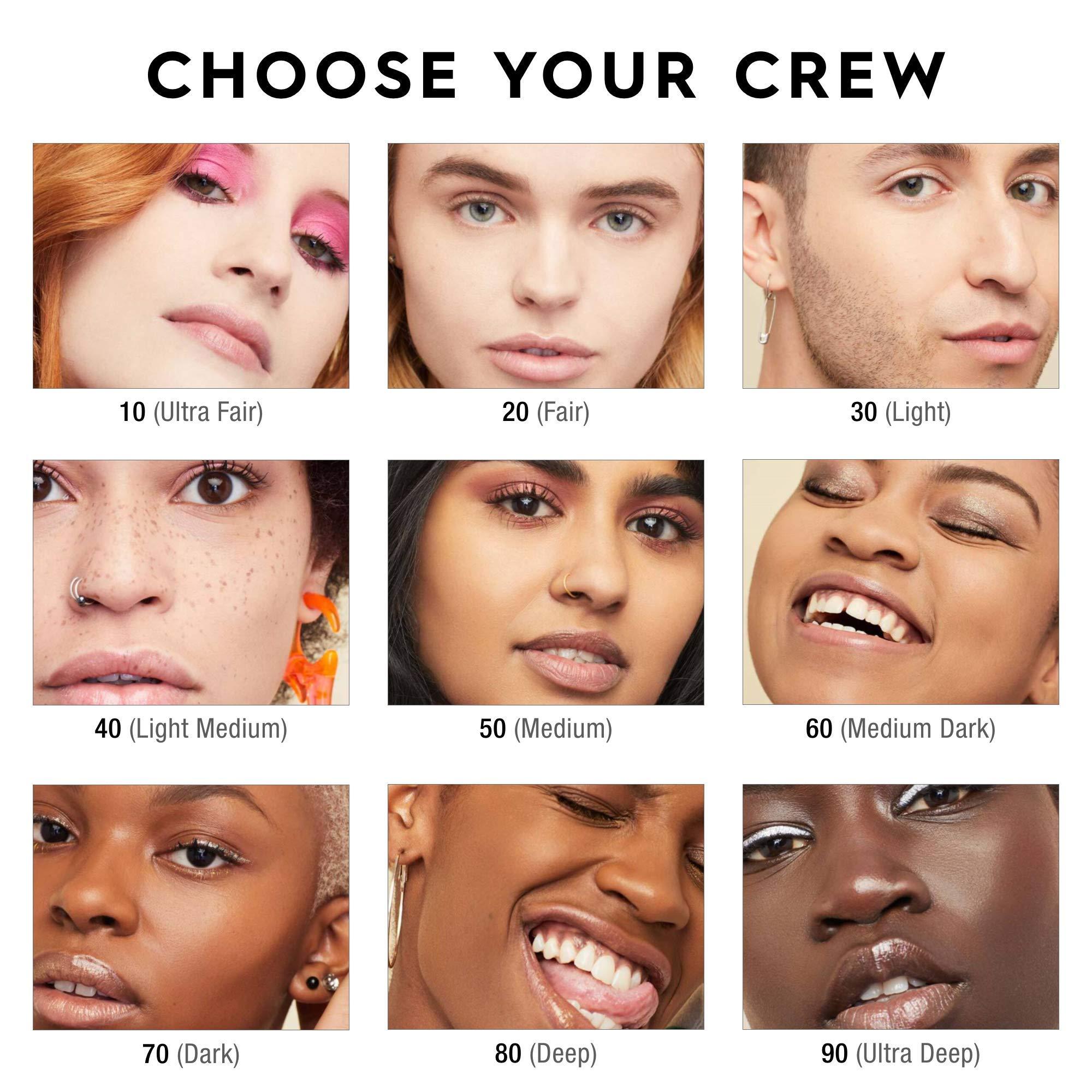 URBAN DECAY Urban Decay Stay Naked Weightless Liquid Foundation (51NN - Medium Neutral - Neutral Undertone), Waterproof Face Makeup, Buildable Medium Coverage with No Caking, Real-Skin Matte Finish - 1 fl oz