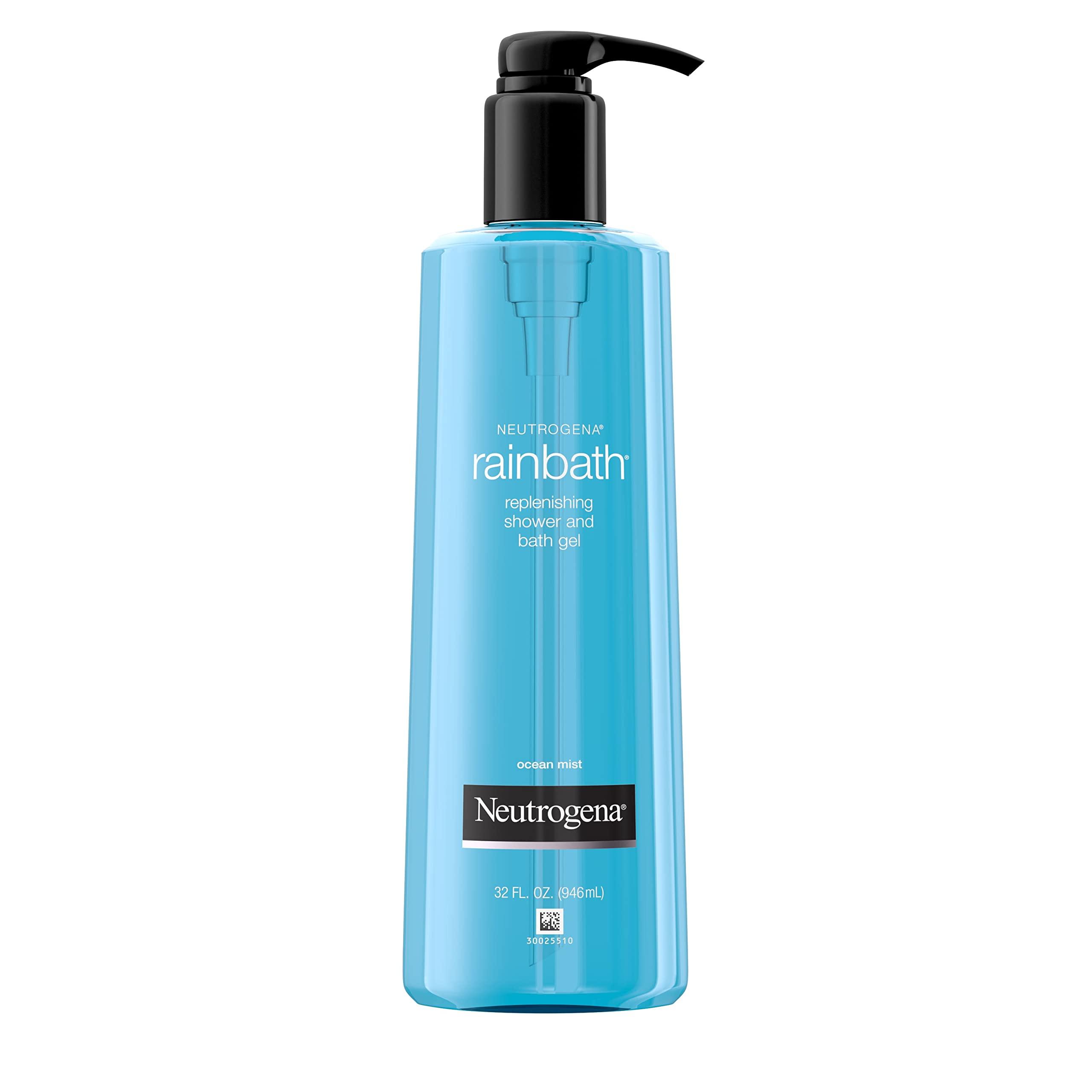 Neutrogena Neutrogena Rainbath Body Wash, Refreshing, Moisturizing Daily Body Cleanser and Shaving Gel with Clean Rinsing Lather, Ocean Mist Scent, 32 fl. oz