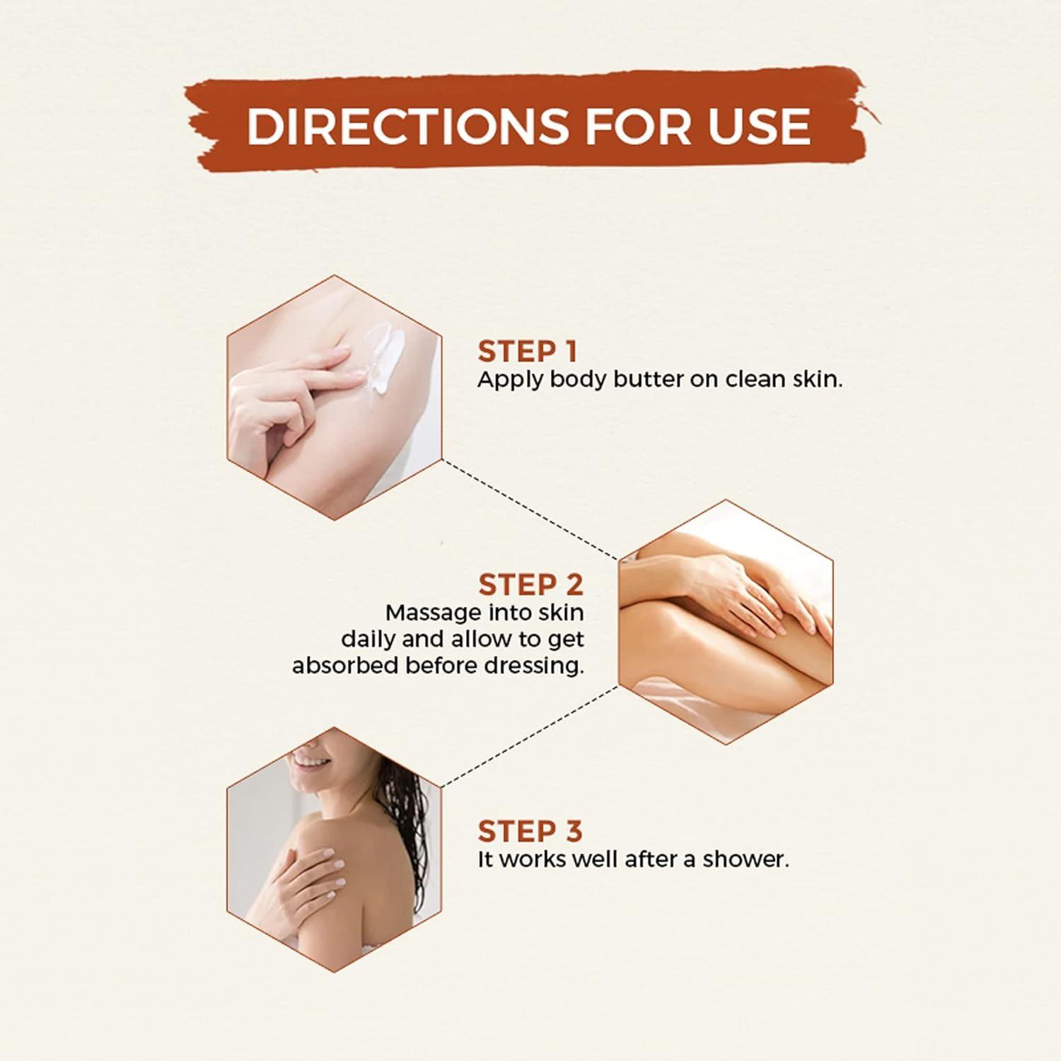 Generic Cocoa Butter Deep Moisturising Body Butter for Dry to Normal Skin SPF 15 with 24+ Hrs Moisturizing | Enriched with Cocoa Butter, Shea Butter & Vitamin E,Oil Free -200 gm