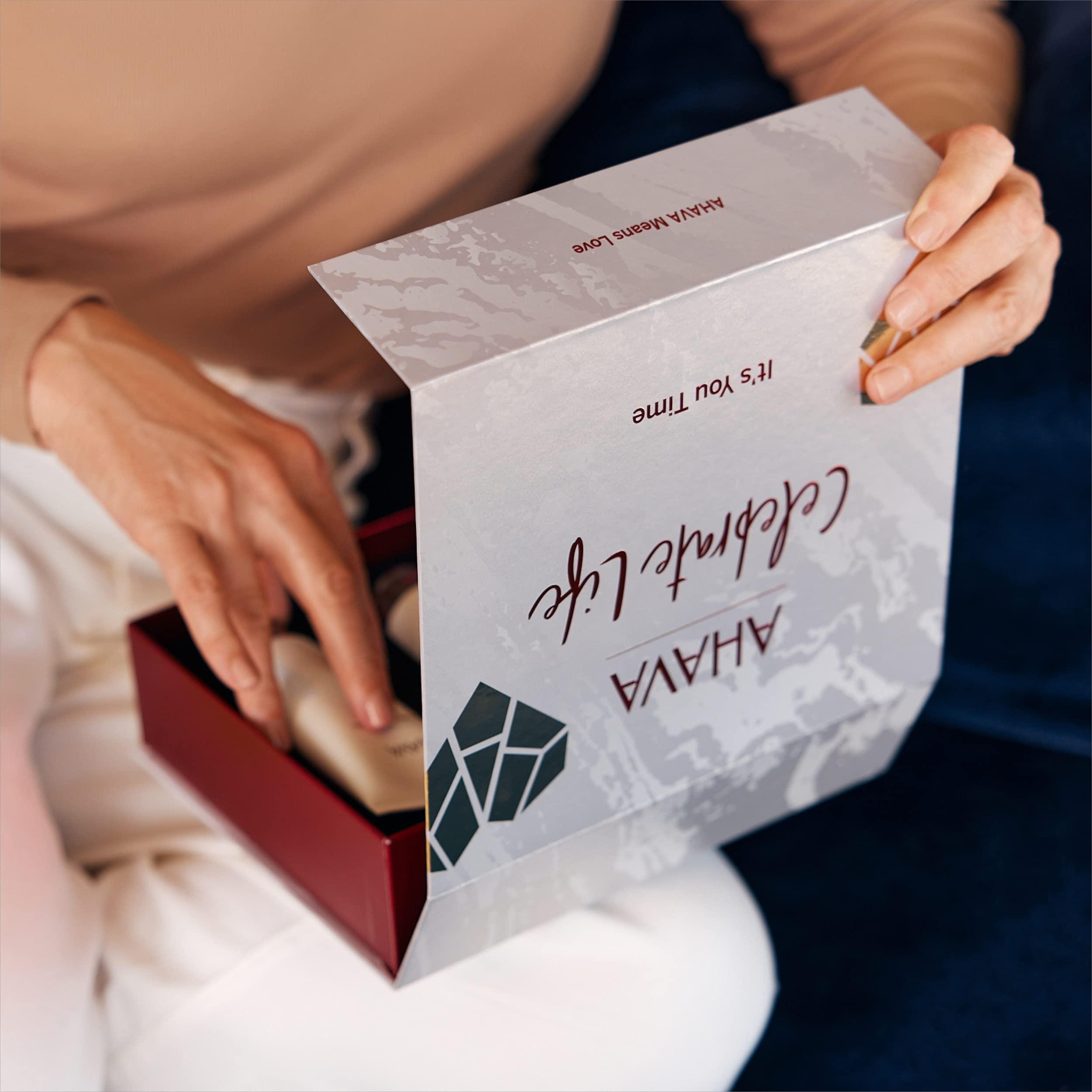 AHAVA AHAVA It\'s You Time Body Trio - Includes Mineral Body Lotion, Mineral Hand Cream & Mineral Shower Gel, with Exclusive Dead Sea Mineral Blend Osmoter, 3 x 3.4 Fl.Oz