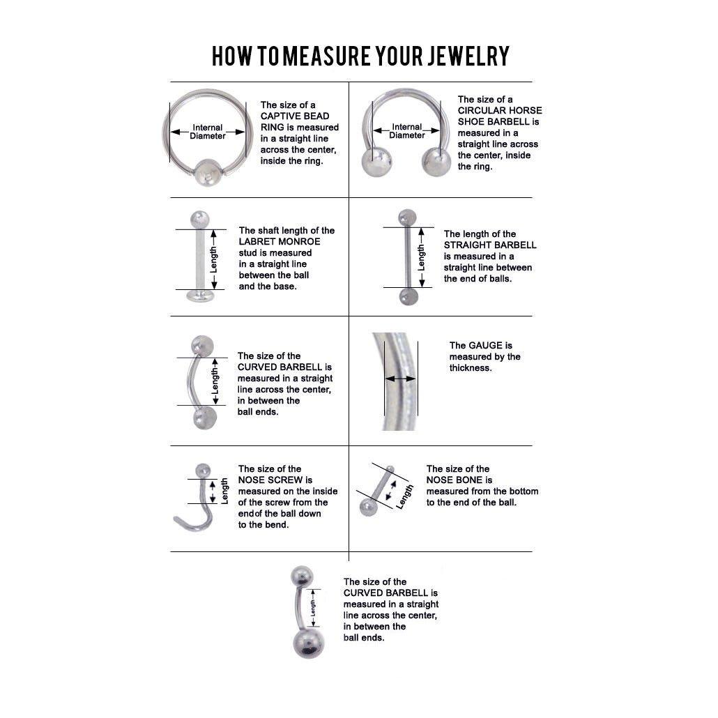 BodyJewelryOnline 5PCS Piercing Needles 12G 316L Surgical Steel Disposable Sterile Hollow Piercing Needles Ear Nose Belly Nipple Tongue Lip Body Piercing Needles 12 Gauge