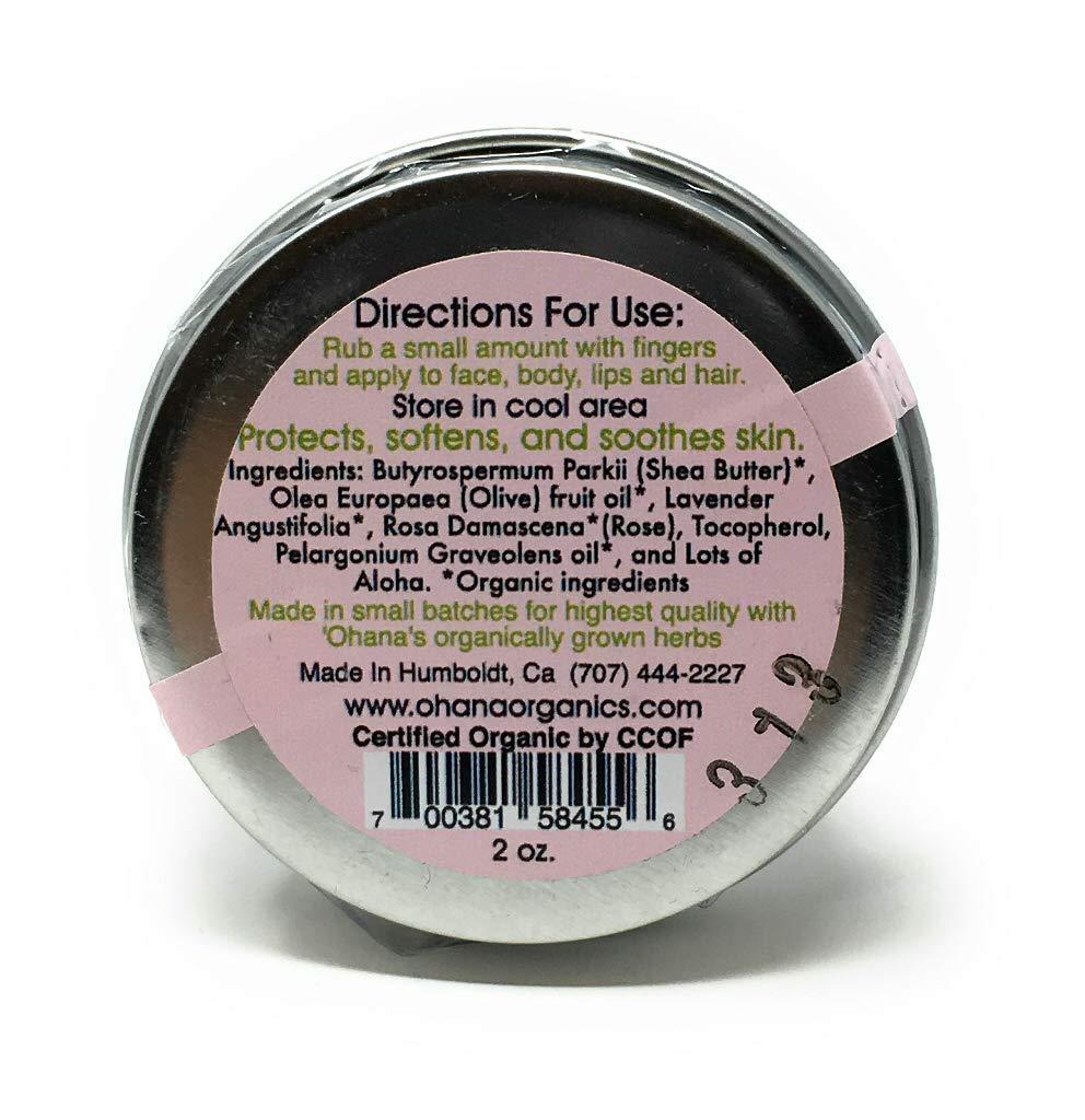 'Ohana Organics Organic Fair Trade Shea Butter Cream