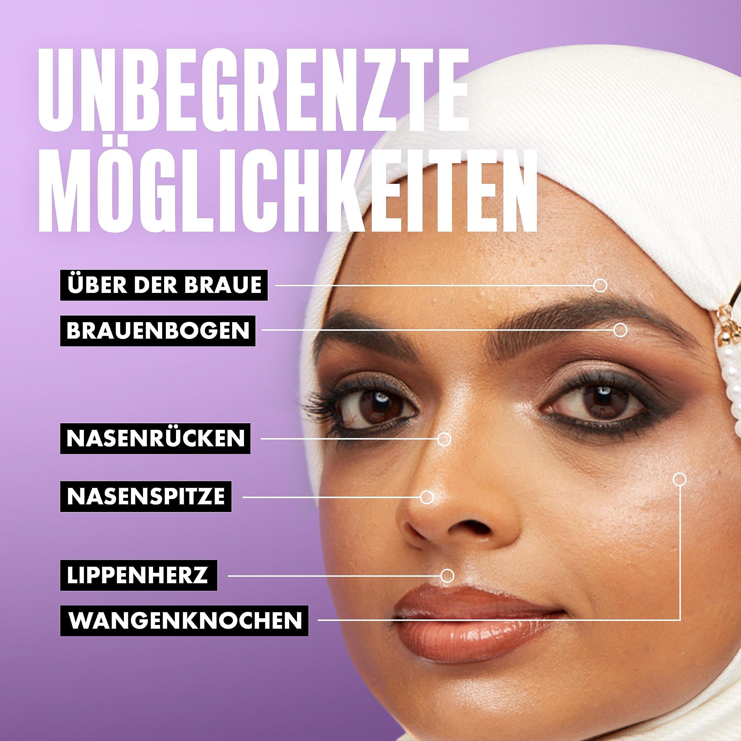 NYX PROFESSIONAL MAKEUP NYX Jumbo Multi-Use Face Highlighter Stick Vanilla Ice Cream and Blueberry Muffin Bundle