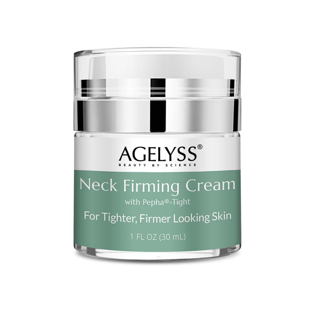 Agelyss Agelyss Neck Firming Cream - With Pepha-Tight and Gatuline Expression - Paraben-Free, Cruelty-Free, Vegan - 1 FL OZ