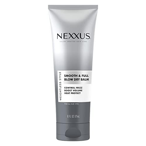 Nexxus Nexxus Humectress Leave-In Conditioner Spray 20-in-1 Perfector & Smooth & Full Blow Dry Balm Weightless Style Frizz Control, Volume & Heat Protect Styling Cream for Smooth & Full Hair 6 oz
