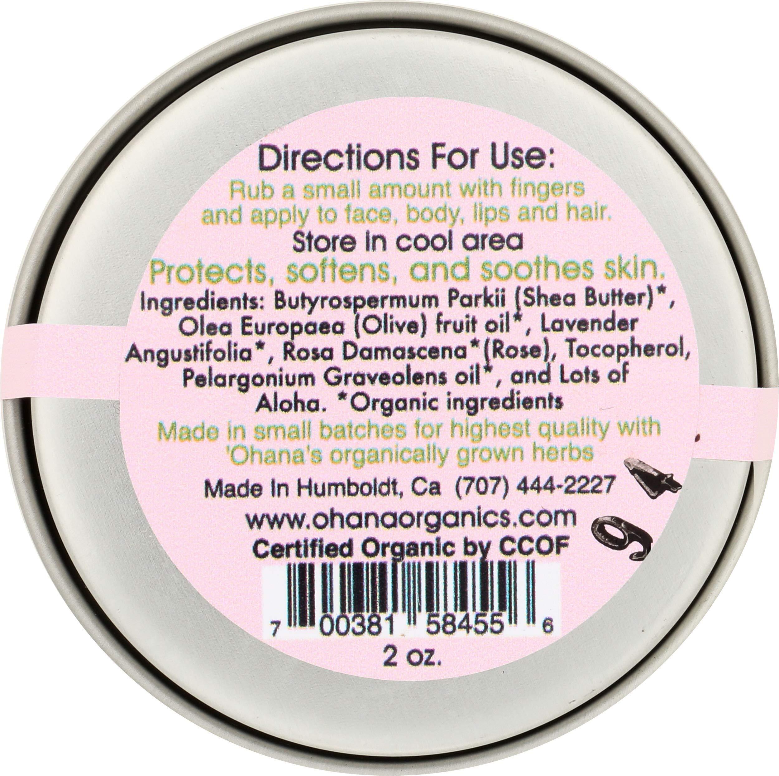 'Ohana Organics Organic Fair Trade Shea Butter Cream