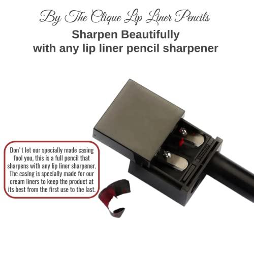 By The Clique By The Clique Premium Long Lasting Matte Orange Red Lip Liner Pencil |"On Fire" Orange Red Ultra Wear Lip Liner