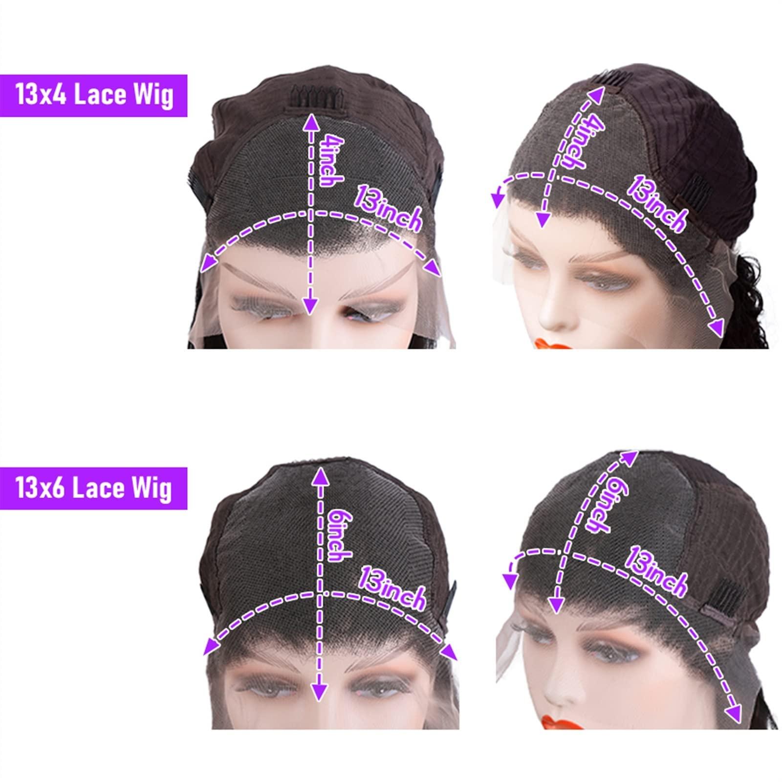 Lezaxiu Lezaxiu Purple Lace Front Wigs Long Straight Glueless Dark Purple Wigs Pre Plucked Ready to Wear Wigs Heat Resistant Synthetic Lace Front Wig for Black Women Natural Hairline