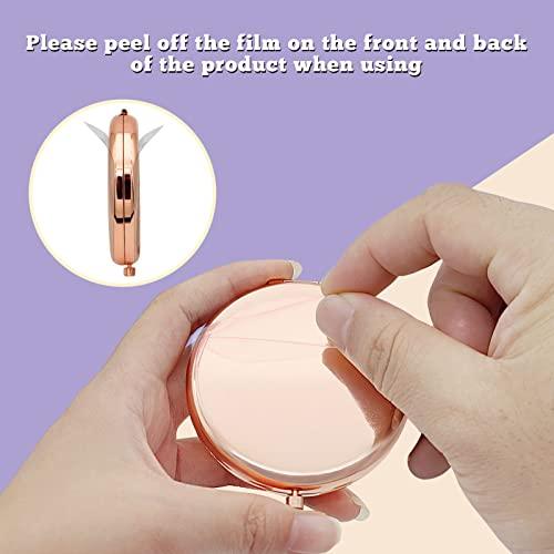 Jielahua 18th Birthday Gifts for Daugter Sister Granddaughter Niece Bestie, Rose Gold Travel Compact Mirror Gifts for 18 Years Old Girls, 18th Inspirational Birthday Gift for Girls, 18th Present for Her