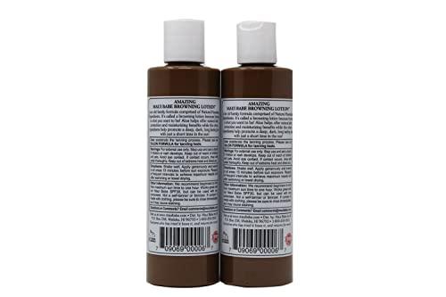 Maui Babe Tanning Maui Babe Tanning, Maui Babe Browning Lotion Pack Of 2! Infused With Skin Nourishing Ingredients! All Natural Fast Dark Tan! Promote A Deep, Dark And Long Lasting Tan!