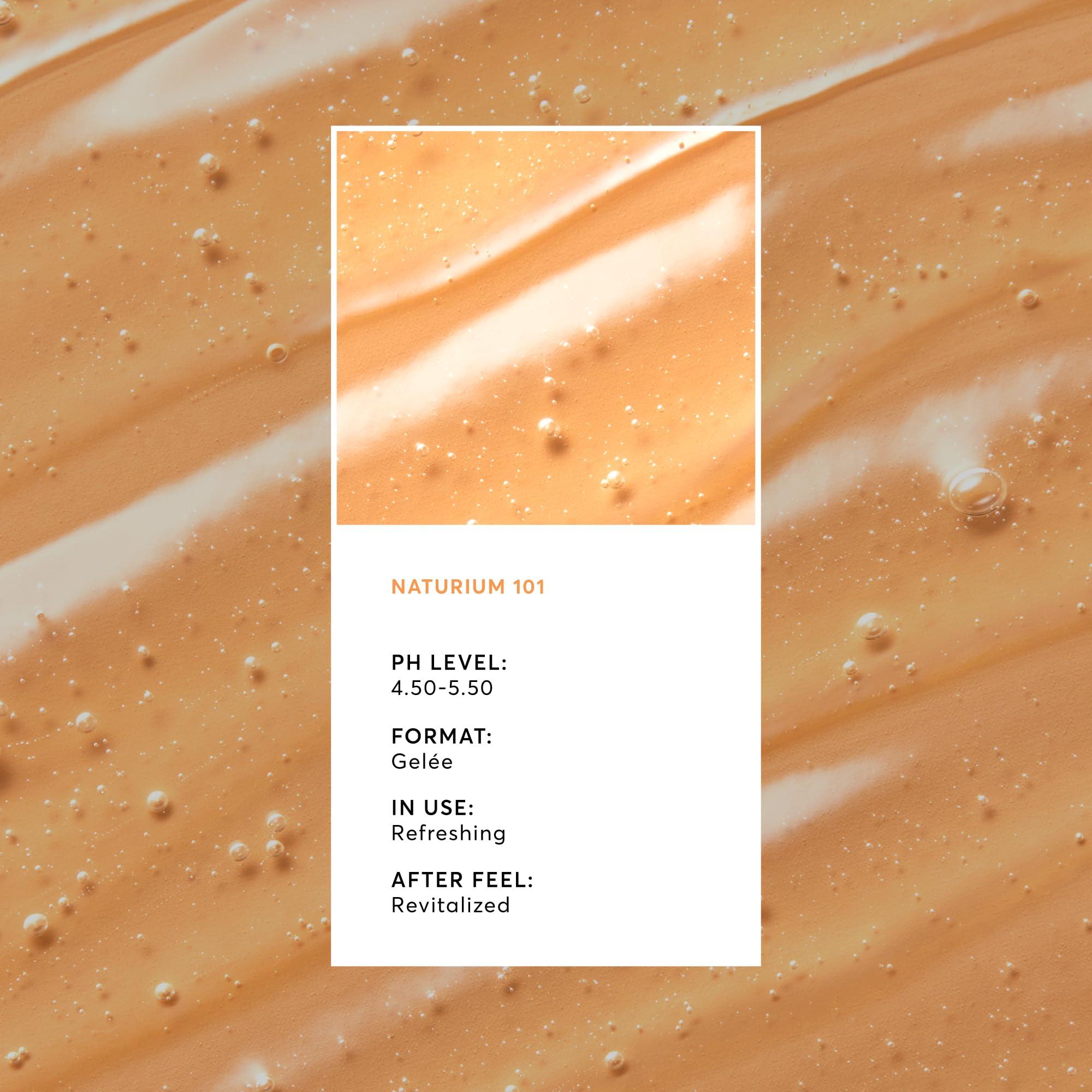 Naturium Naturium Vitamin C Complex Cleanser, Gently Exfoliating & Deeply Cleansing Foaming Face Wash Gel with Phytic Acid & Fruit Enzymes, 7.1 oz