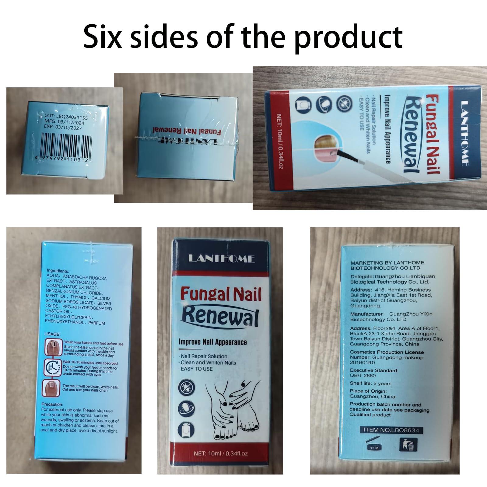 Easilydays Easilydays Nail Repair Essnce Liquid, Fingernail and Toenail Repair, Fix & Renew Damaged, Broken, Cracked & Discolored Nails, Reduce Nail Thickening, Strengthen Nails for Beautiful Nail