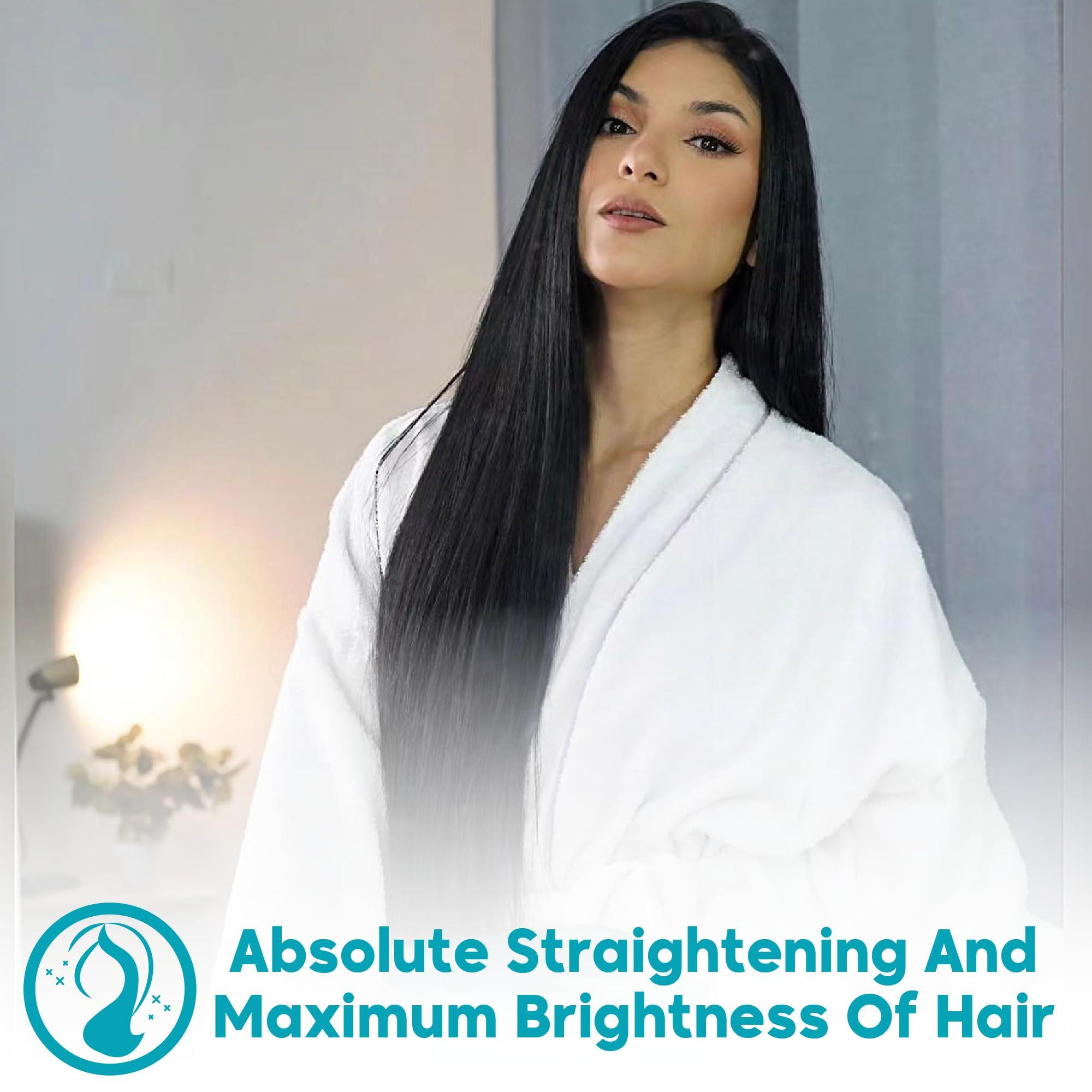 Amazonliss Amazonliss Keratin Hair Treatment Set 8.45 Fl Oz - Natural Ingredients ACAI, Smooths, Softens, Moisturizes, Adds Shine, Reduces Frizz. Ideal for Dry and Damaged Frizzy Hair.