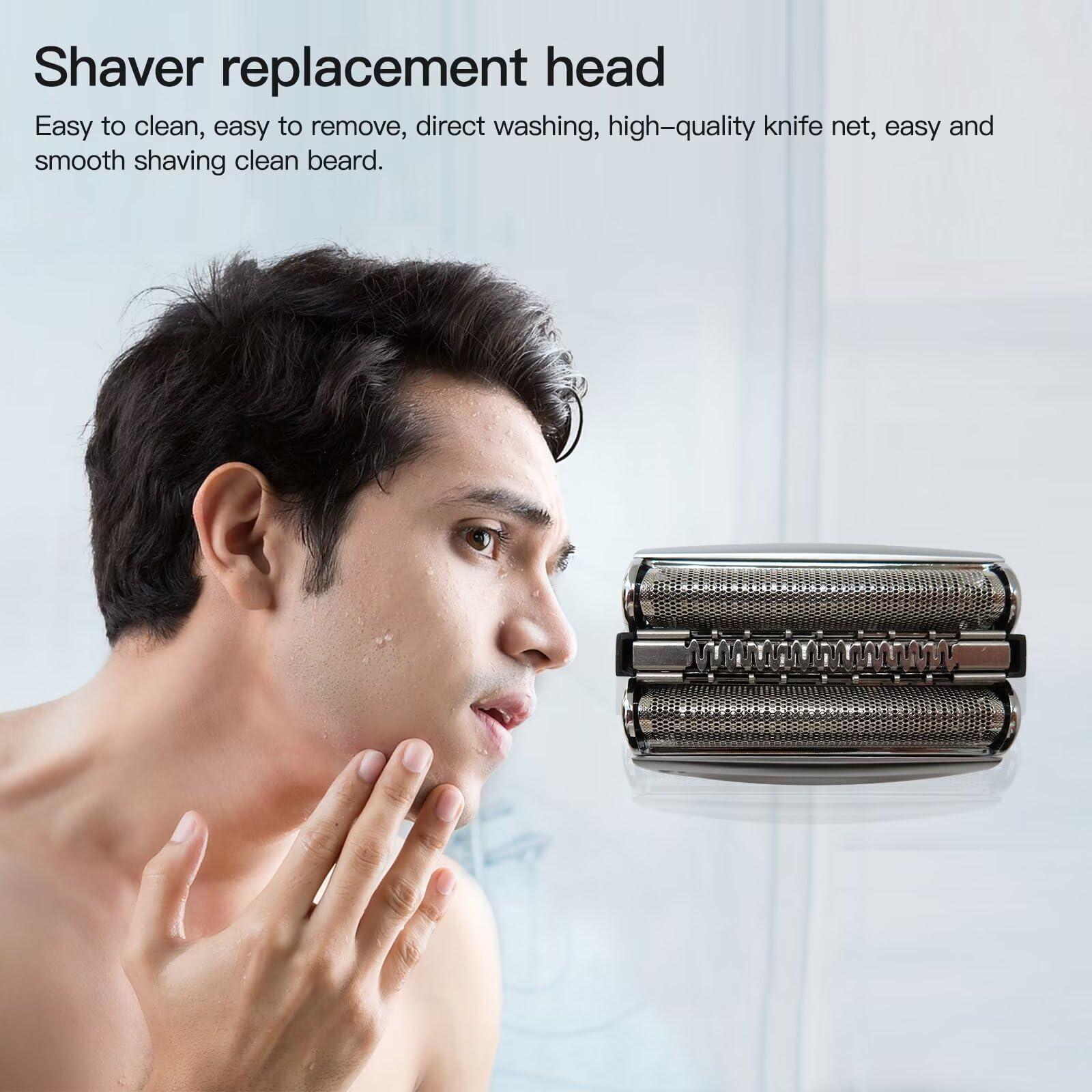 Colorpp Series 7 2024 Upgraded 70S Silver Shaver Foil & Cutter for Braun Pulsonic 5693, 760CC, 9585, 9785, 5673,790CC, 9595, 9795, 5671, 790CC