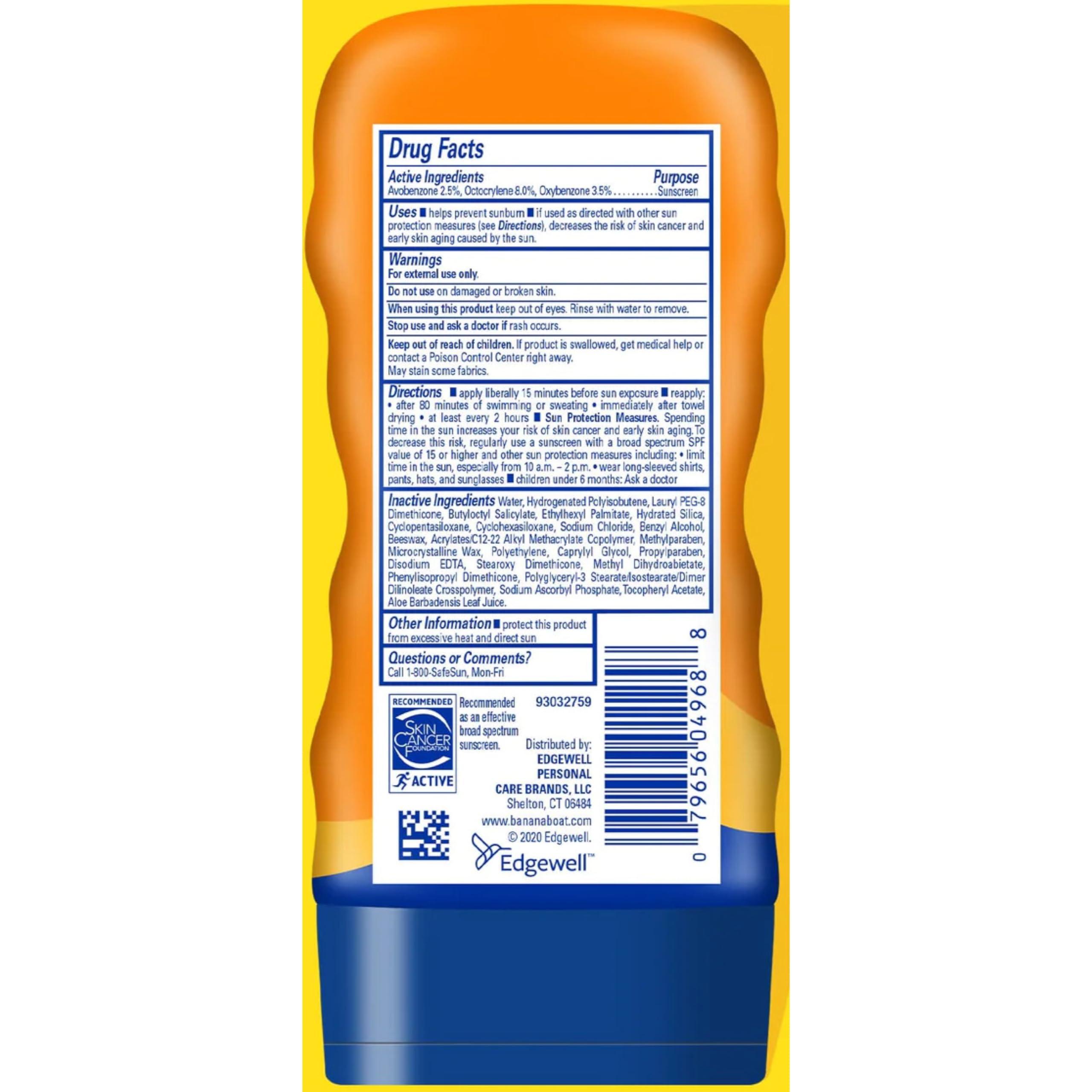 Banana Boat Banana Boat Sport Performance Sunscreen Lotion SPF 100, 4-ounce Bottles