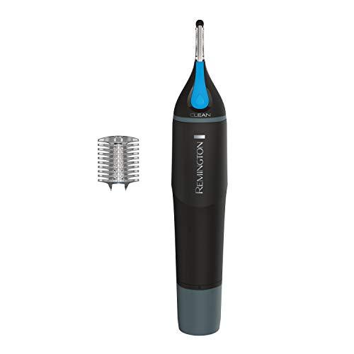 Remington Remington NE3855 Nose, Ear & Detail Trimmer with CLEANBoost Technology for Easy Washing, Eyebrow Trimming Comb Attachment, Black